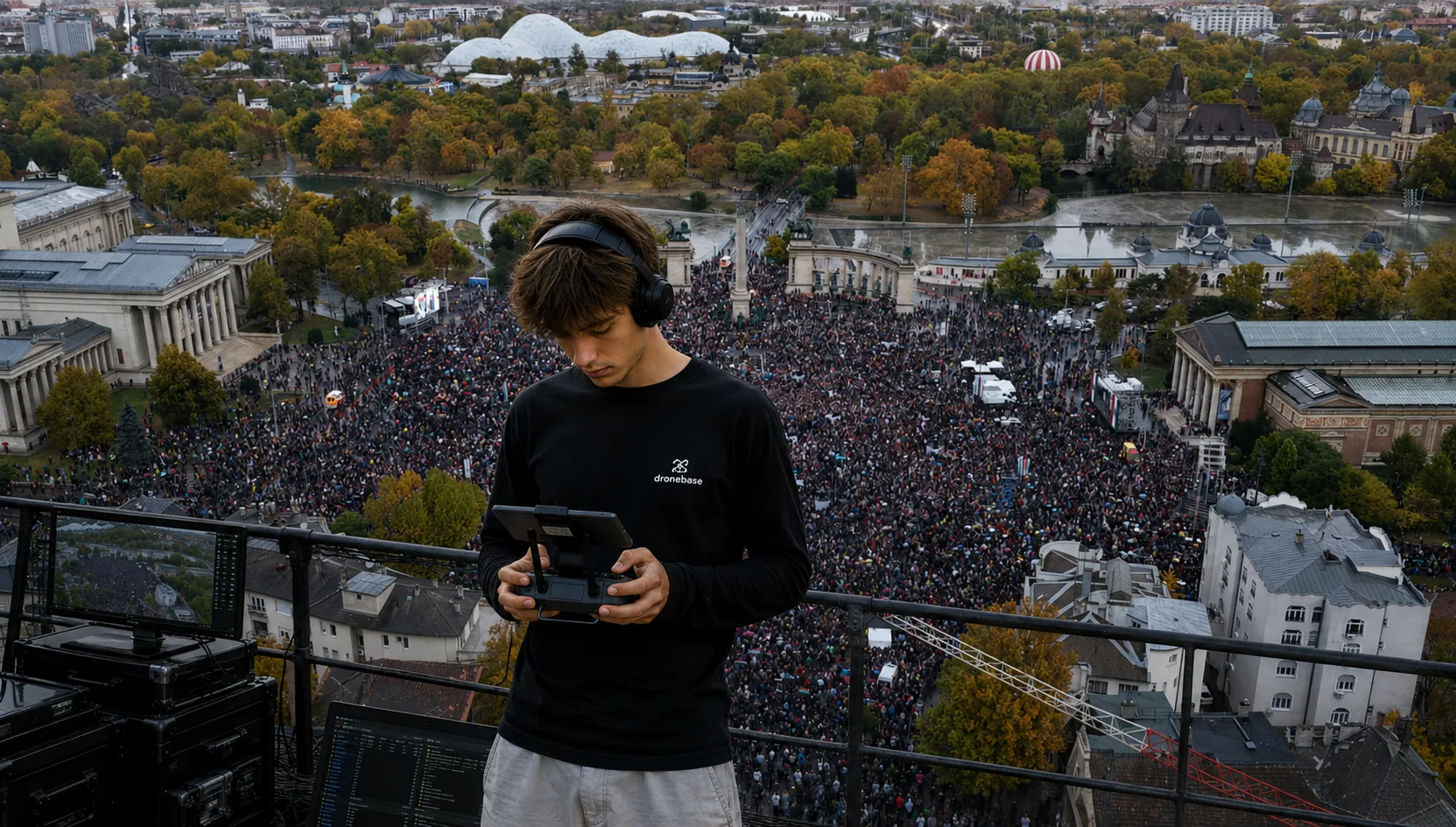 Élő DJI és FPV drónos közvetítés